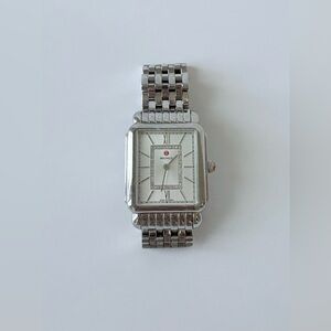 Authentic Women’s Michele Deco Watch w/ Diamonds